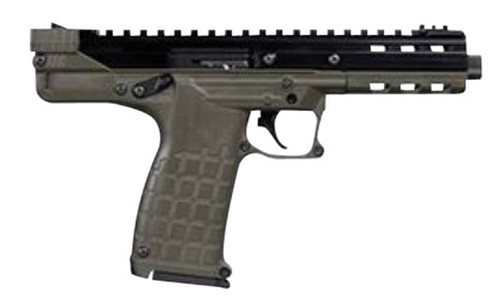 KelTec CP33GRN CP33  22 LR 331 5.50 Black PortedThreaded Barrel SerratedOptic Ready Slide Green Polymer wPicatinny Rail Frame Black Polymer Grip Ambidextrous UPC: 640832007763