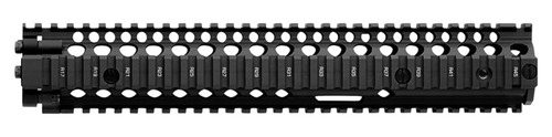 Daniel Defense 0100408001006 M4A1 RIS II Handguard 12.25 2Piece FreeFloating Style Made of 6061T6 Aluminum with Black Anodized Finish  Picatinny Rail for AR15 UPC: 852548002561