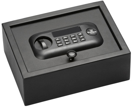 Bulldog BD1030 Digital Top Open Vault Standard Keypad Entry Black Powder Coat Steel 11.80 x 8.70 x 4 UPC: 672352011685