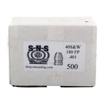 SNS CAST BULLET 40 .401 180GR FP UPC: 421000303296