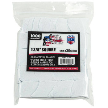 CLEANING PATCHES 1 3/8IN SQ 1000CT UPC: 709779500062