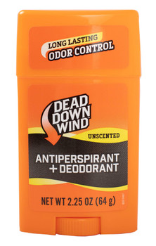 Dead Down Wind 1230N Antiperspirant  Deodorant  Unscented Scent 2.25 oz Stick UPC: 189168000258