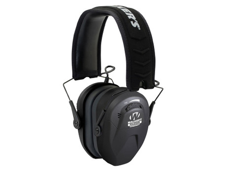 Walker's GWPCRSEM Razor Compact Electronic Muff 23 dB Over the Head Black Polymer Fits Youth/Women