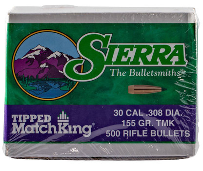 SIERRA 7755C .308 155 TIPPED MK 500 UPC: 092763577554