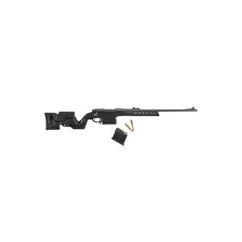 Archangel AA700SA Precision Elite Stock  Black Synthetic Fixed with Adjustable Cheek Riser for Remington 700 Short Action Includes Mag UPC: 708279014420