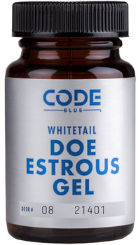 Code Blue OA1026 Blue  Deer Attractant Doe In Estrus Scent Gel 2 oz Bottle UPC: 707114010269