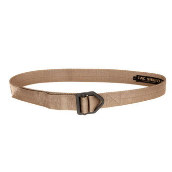 Tacshield T32LGTN Tactical Riggers Belt 3842 Webbing 1.75 Wide Coyote UPC: 843119032100