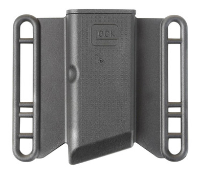Glock MP033612 Mag Pouch  OWB Black Polymer Belt Slide Mount Up To 2.25 Wide Fits Glock 42 Magazines Only UPC: 764503005350