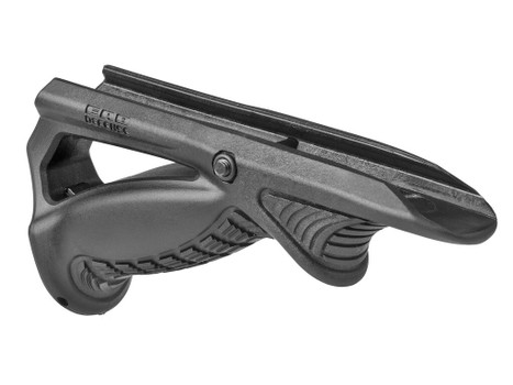 FAB Defense FXPTKB PTK Ergonomic Pointing Grip Angled w/Additional Storage Compartment Black Polymer