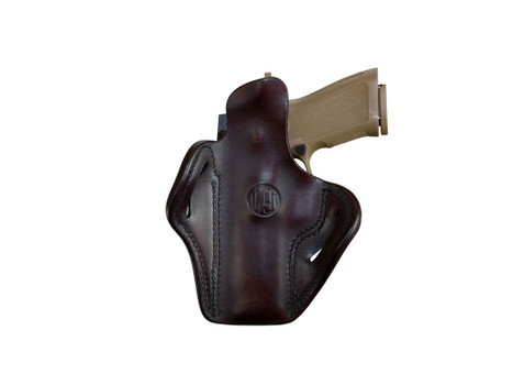 1791 Gunleather ORBH24SBRR BH2.4 Optic Ready OWB 2.4 Signature Brown Leather Belt Slide Fits Walther PPQ/Sig P320/Springfield XD-M Right Hand