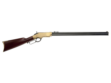 Cimarron CA288 1860 Henry Civilian 45 Colt (Long Colt) 12+1 24" Blued Octagon Barrel, Brass Stainless Steel Receiver, Walnut Fixed Stock, Right Hand