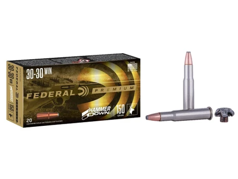 Federal LG30301 Premium HammerDown 30-30Win 150gr Bonded Soft Point 20 Per Box/10 Case