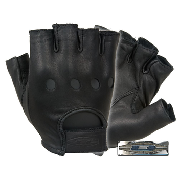 Half-Finger Leather Driving Gloves UPC: 736404423212