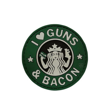 Guns & Bacon Morale Patch UPC: 690104426471