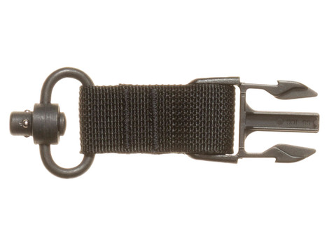 Tacshield T6093BK QD Sling Attachment for QD Push Button Black Webbing