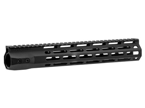 Wilson Combat TRMLOK12 M-LOK Rail AR-15 Black Hardcoat Anodized 6005A-T5 Aluminum 12.60" M-LOK
