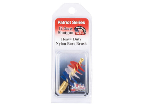 Pro-Shot PS12 Patriot Series Bore Brush 12 Gauge Shotgun #5/16-27 Thread Nylon Bristles Brass Core