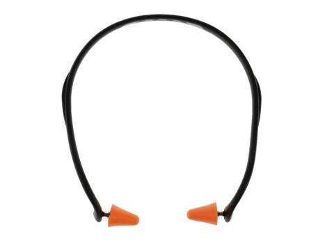 Walker's GWPPLGBND Pro-Tek Ear Plug Band Foam, 25 dB, Behind The Neck Orange/Black Adult