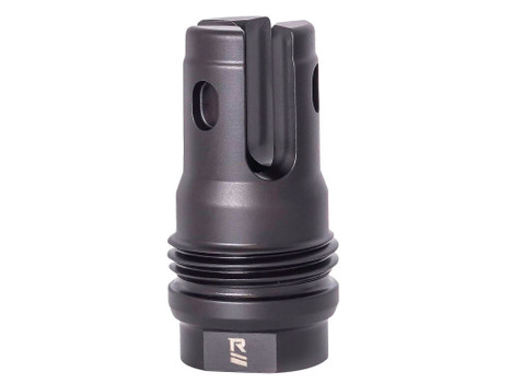 Rugged Suppressor FH010 R3 Flash Mitigation System Black with M18x1.5 Threads & 2.13" OAL for 7.62mm Radiant762, Surge762, Razor762 & Micro30 Suppressors