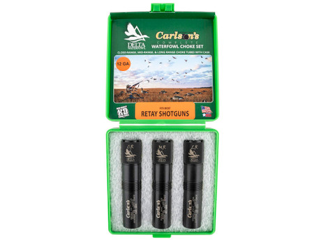 Carlson's Choke Tubes 07779 Delta Waterfowl Retay 12 Gauge Mid/Long/Close Range 17-4 Stainless Steel