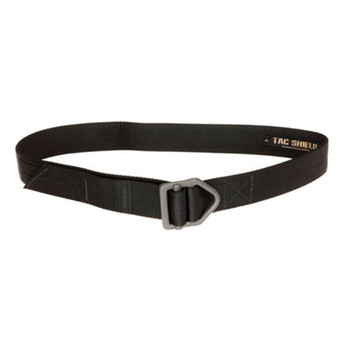Tacshield T32LGBK Tactical Riggers Belt 3842 Webbing 1.75 Wide Black UPC: 843119032025