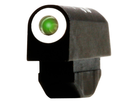 XS Sights RV0001N4 Standard Dot Revolver Front Sight-Smith & Wesson Black | Green Tritium White Outline Front Sight
