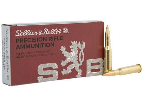 Sellier & Bellot SB76254RD Rifle 7.62x54mmR 174gr Hollow Point Boat Tail 20 Per Box/20 Case
