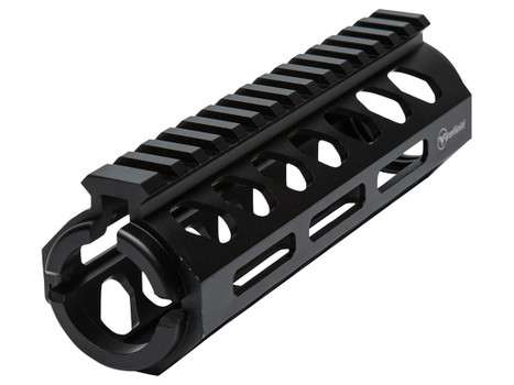Firefield FF34057 Edge Handguard 6.62" 2-Piece M-LOK, Carbine Style Made of 6061-T6 Aluminum with Black Matte Finish for AR-15