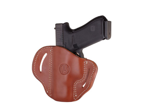 1791 Gunleather ORBH24CBRR BH2.4 Optic Ready OWB 2.4 Classic Brown Leather Belt Slide Fits Walther PPQ/Sig P320/Springfield XD-M Right Hand