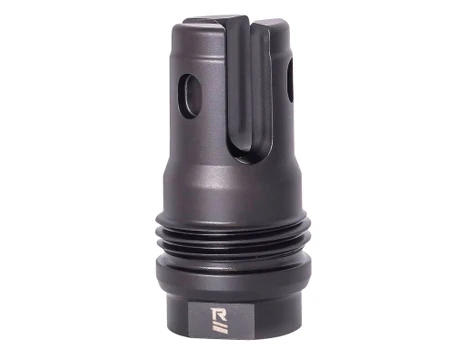 Rugged Suppressor FH014 R3 Flash Mitigation System Black with 9/16x24 LH Threads & 2.13" OAL for 7.62mm Radiant762, Surge762, Razor762 & Micro30 Suppressors