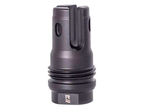 Rugged Suppressor FH014 R3 Flash Mitigation System Black with 9/16x24 LH Threads & 2.13" OAL for 7.62mm Radiant762, Surge762, Razor762 & Micro30 Suppressors