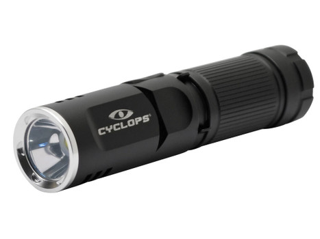 Cyclops CYCFLX400 FLX400 LED Flashlight Black Anodized 160/400 Lumens White LED