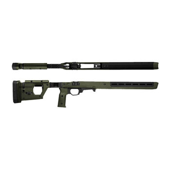 Magpul MAG997ODG Pro 700 Stock Fixed wAluminum Bedding OD Green Synthetic for Remington 700 SA UPC: 840815121183
