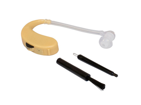 Walker's GWPUE1001 Ultra Ear BTE Hearing Enhancer Plastic 105 dB Behind the Ear Natural
