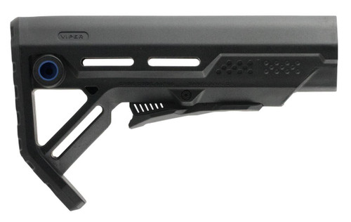 Strike STRIKEESMOD1BKBLU MOD1 MilSpec Black with Blue Accent Synthetic for AR15 M16 UPC: 708747547351
