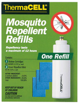 Thermacell R1 Repellent Refill  Effective 15 ft Odorless Scent Repels Mosquito Effective Up to 12 hrs 1 Cartridge3 Mats UPC: 181752000217