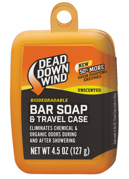 Dead Down Wind 12002 Bar Soap  Odor Eliminator Unscented Scent 4.5 oz UPC: 189168000104