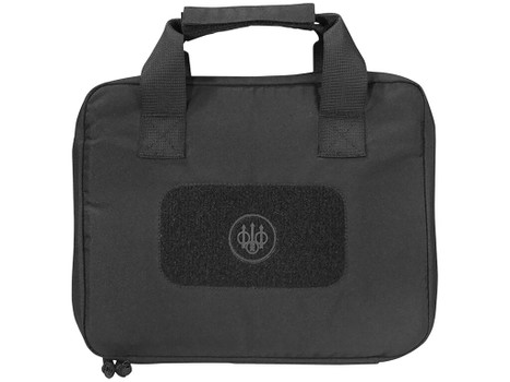 Beretta USA FO471001890999UNI Pistol Case Black 600D Polyester Holds 1 Handgun