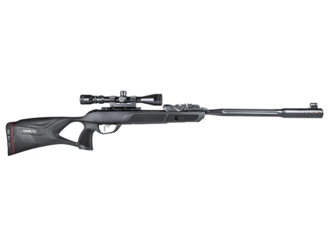 Gamo 6110063354 Swarm Fusion 10X Gen 3 Gas Piston 177 10rd Shot Black Black Fluted Steel Barrel Black Receiver Black All Weather Lightweight Thumbhole Stock Scope 3-9x40mm