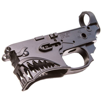 Sharps Bros SBLR01 Hellbreaker Stripped Lower MultiCaliber Black Anodized Finish 7075T6 Aluminum Material Compatible wMilSpec AR15 Internal Parts UPC: 850869008019