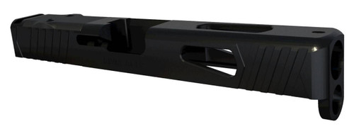 Rival Arms RA10G106A Precision Slide A1 with Docter Cut Black QPQ Case Hardened 174 Stainless Steel for Glock 17 Gen4 UPC: 788130027332