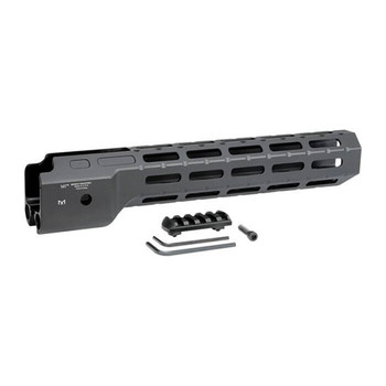 Midwest Industries MICRPC9 Combat  Ruger PC9 MLok Handguard Black Hardcoat Anodized 6061T6 Aluminum 12 UPC: 812102032403