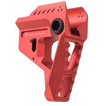 Strike STRIKEPITRED Pit Viper Stock  Red Aluminum AR Platforms UPC: 708747547887