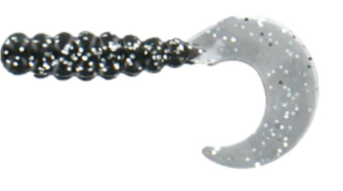 BB 2" FAT GRUB 10PK BLACK SPARKLE UPC: 805104075721