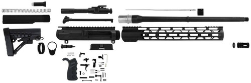TacFire SSRK308LPK18BN AR Build Kit Rifle 308 Win AR10 Black Nitride Aluminum 5824 tpi Sports South Exclusive. UPC: 745559515260
