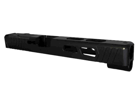 Rival Arms RA10G705A Precision Slide A1 Docter Cut Black QPQ Case Hardened 17-4 Stainless Steel for Glock 34 Gen 3