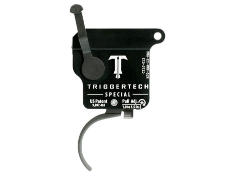 TriggerTech R70SBB13TBC Special Single-Stage Traditional Curved Trigger with 1-3.50 lbs Draw Weight for Remington 700 Right