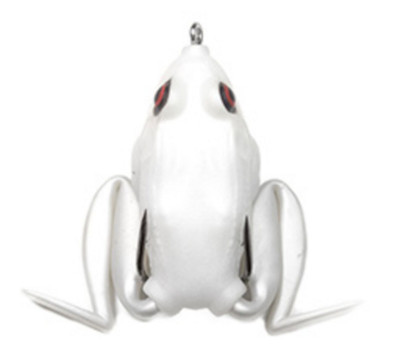 LH LUNKER FROG 2.25" 1/2OZ PEARL UPC: 628853460057