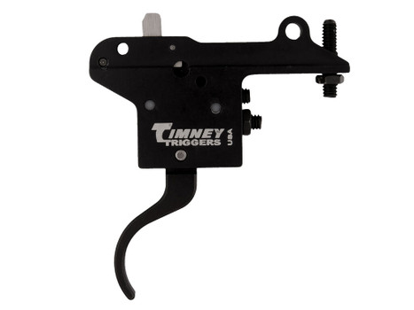 Timney Triggers 401 Featherweight Curved Trigger with 3 lbs Draw Weight & Black Finish for Winchester 70 Right