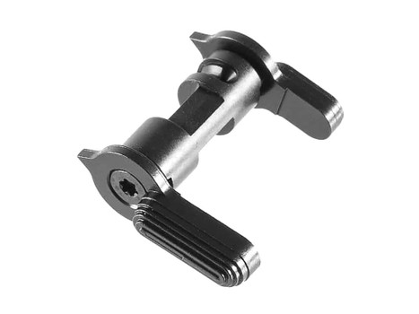 Patriot Ordnance Factory 01461 Safety Selector 50/90 Degree Black Hardcoat Anodized AR-Platform Ambidextrous